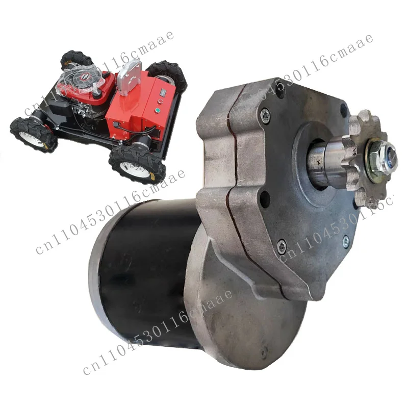 Electric DC 24V 12V 48v Brushed DC Gear Motor for 4x4 Lawn Mower