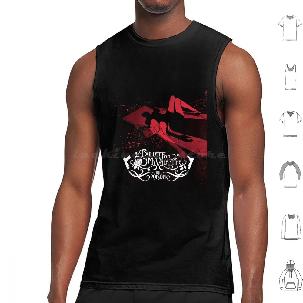 Bullet For My Valentine The Tank Tops Chaleco sin mangas Bullet para mi San Valentín Todos estos cosas que odio en mí fiebre