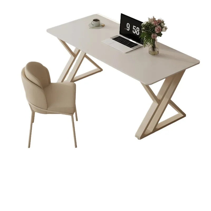 

Desk Computer Desk Modern Simple Bedroom Study Table, Household Student Rectangle