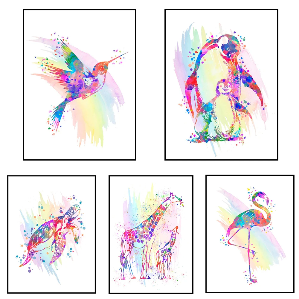 Watercolor Animals …