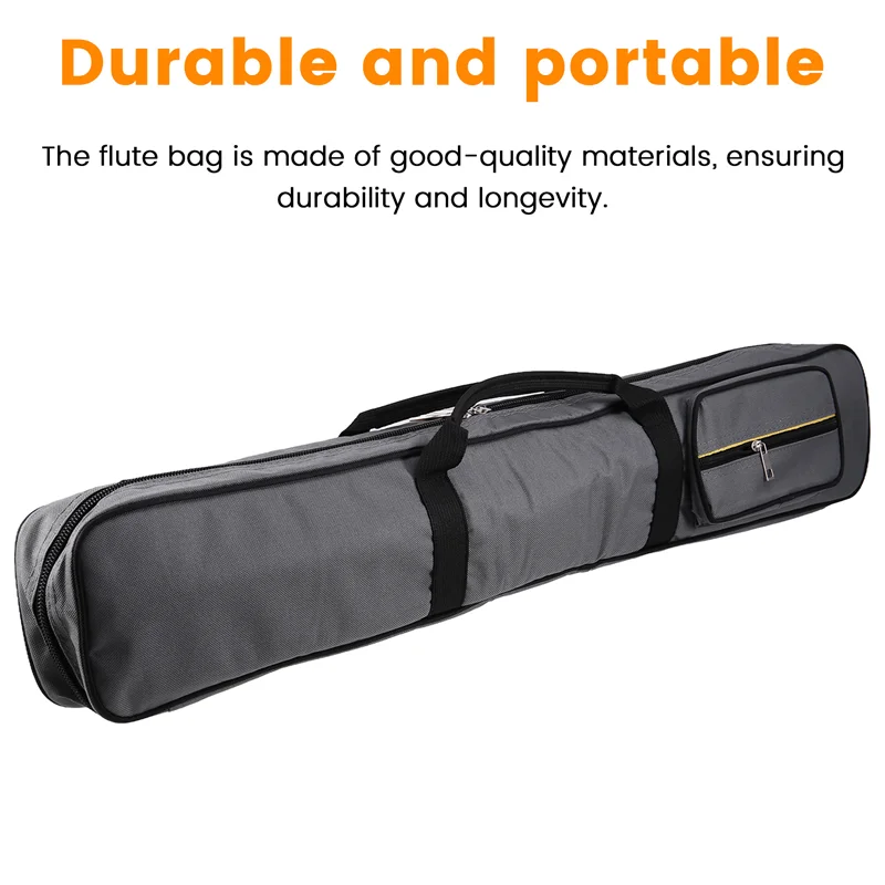 CGDS-Bolso de hombro para transporte de flauta de bambú de gran capacidad para bolsa protectora impermeable Piccolo