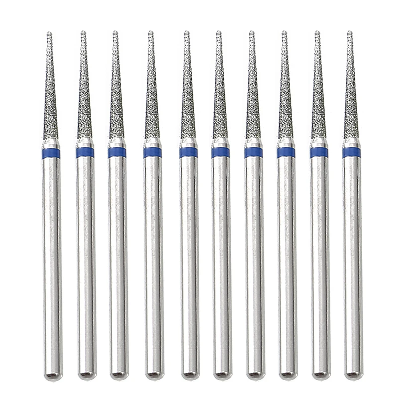 7/10pcs Diamond Nail Milling Cutter Bits Set Electric Manicure Drills Nail Drill Cuticle Clean Bits Burr Nail Art Accessories