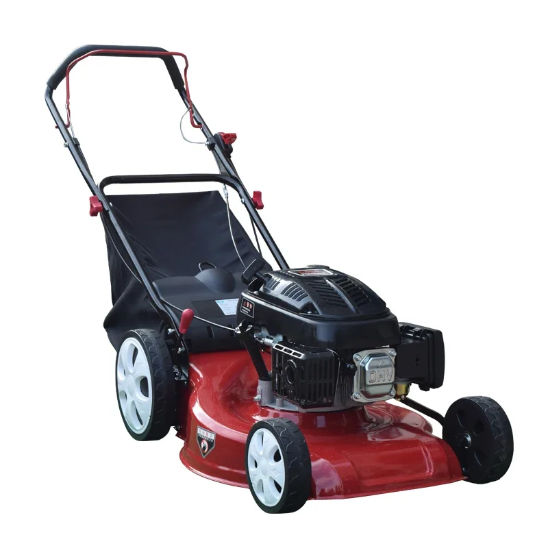 Hot Selling Low Price  Gasoline Lawn Mower  Hand-pushed Or Self-propelled Adjustable Lawn Mower