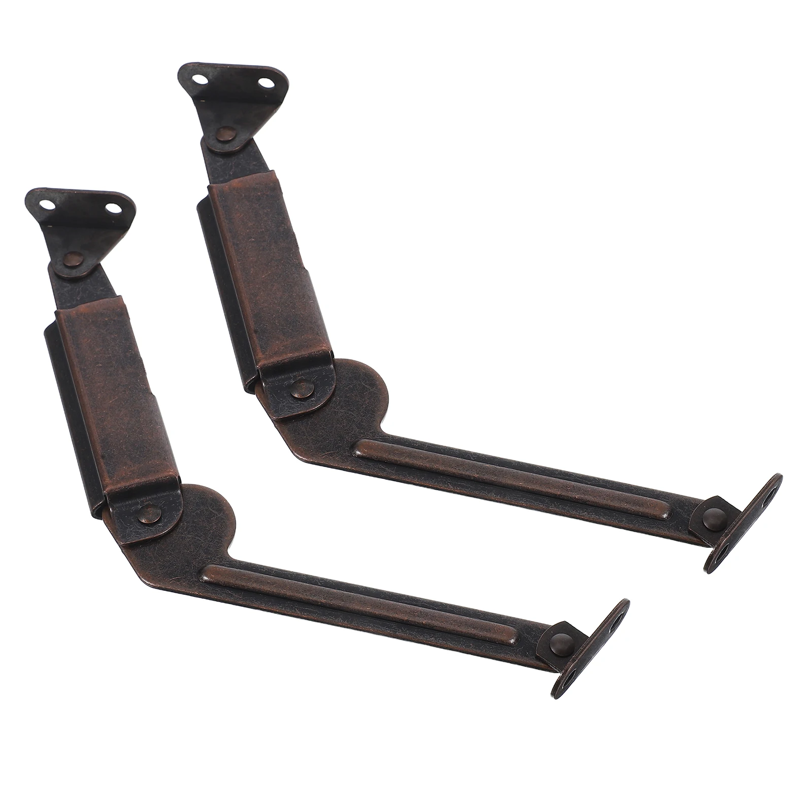 

2pcs Furniture Heavy Duty Cabinet Door Spring Lid Support Wooden Box Chest Hardware Soft Close Friction Hinge Box Office Home