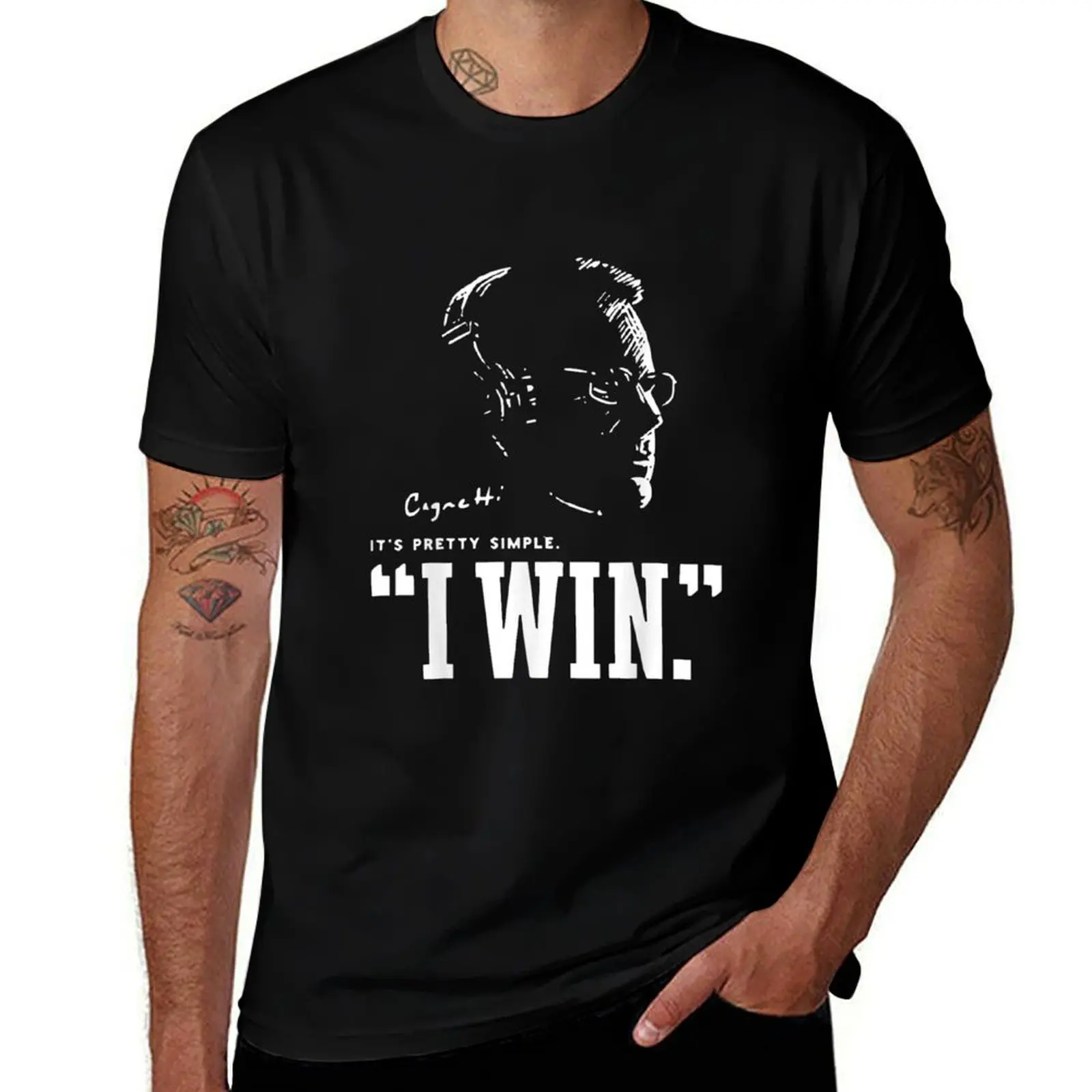 

Cignetti I Win T-Shirt black cotton t-shirt plain for man package man graphic t shirt T-Shirt