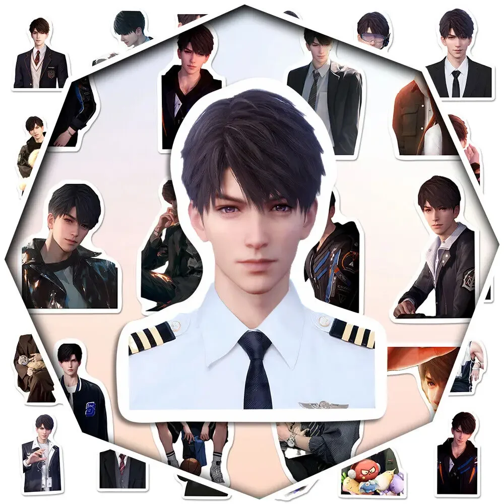 Anime Caleb Love and DeepspaceStationery Decal Paster Sticker Cospaly pinup picture Cartoon Gift Decorate