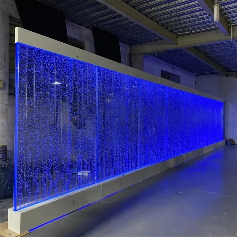 custom.Glowing Romantic Acrylic Luxury Wedding Stage Backdrop Decoration