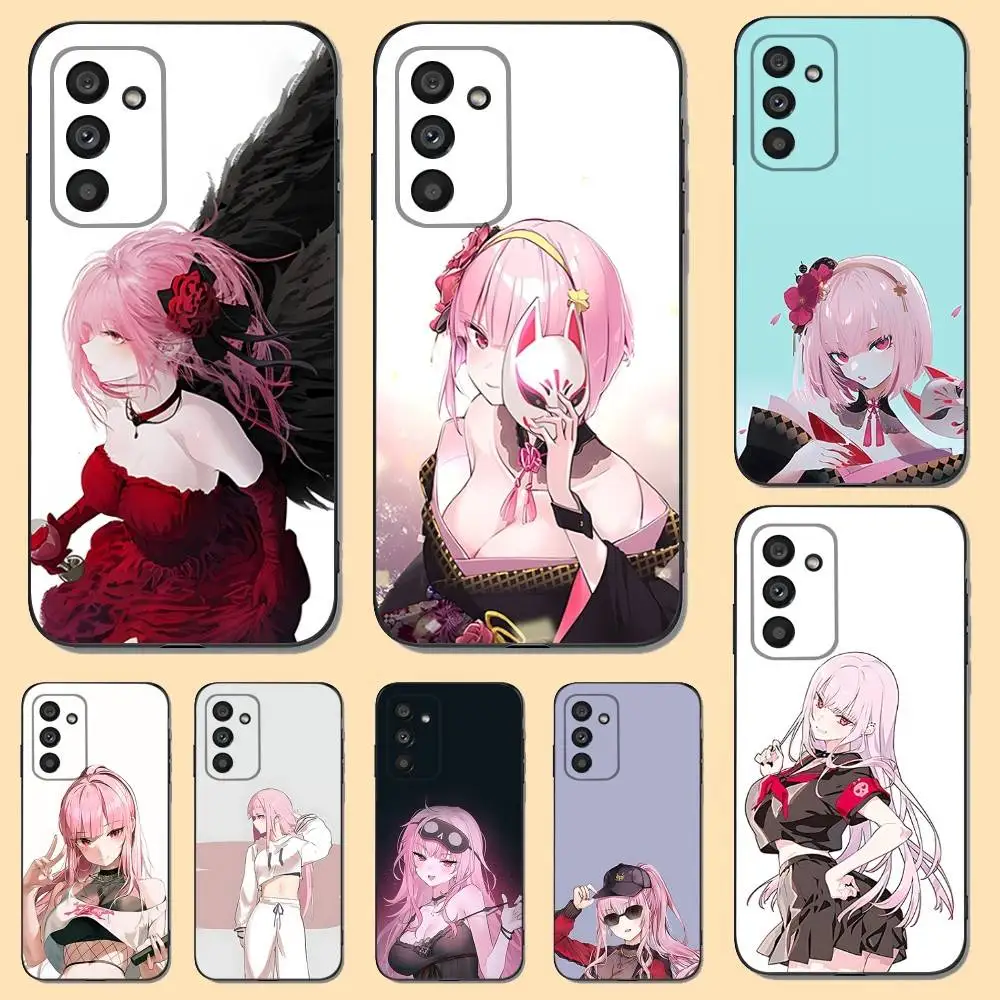 

M-Mori Singer Calliope Phone Case For Samsung S 25,24,23,22,30,21,10,9,Ultra,Plus,Lite,FE,4,5 G Soft Black Case