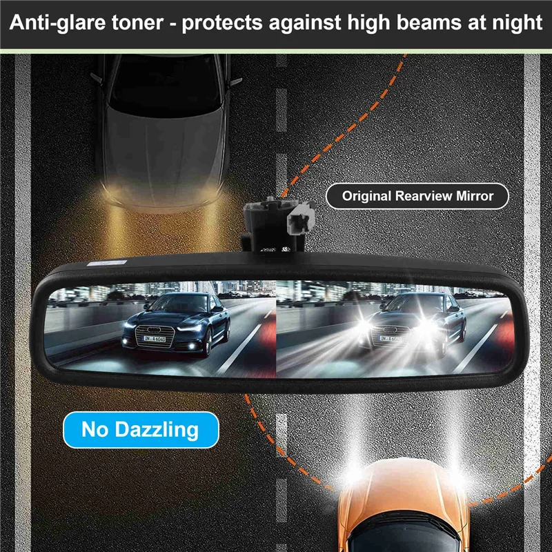 جديد-مرآة الرؤية الخلفية الداخلية للسيارة ث/السيارات خافتة مضادة للوهج CU5A-17E678-BB لفورد رينجر كوغا ايفرست إسكيب 13-24 CU5A17E678BA