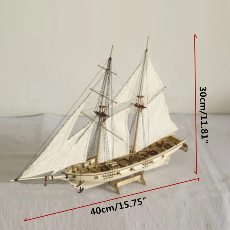 Houten scheepsmodellen DIY Craft Zeilschip Modelbouwpakketten voor kinderen Volwassenen Hobby Handwerk Bootmodelbouwpakketten