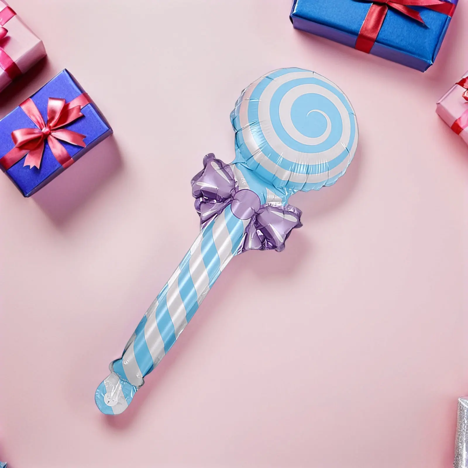 50Pcs Jumbo Inflatable Lollipop Props Large 47Cm Candy Shape Balloons Birthday Carnival Party Decorations Big Lollipops Jumbo