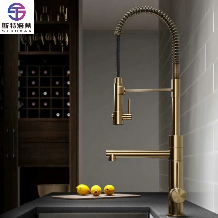 

Single Handle Faucet Kitchen Sink 360 Degree Pull Down Kitchen Sink Taps Faucets