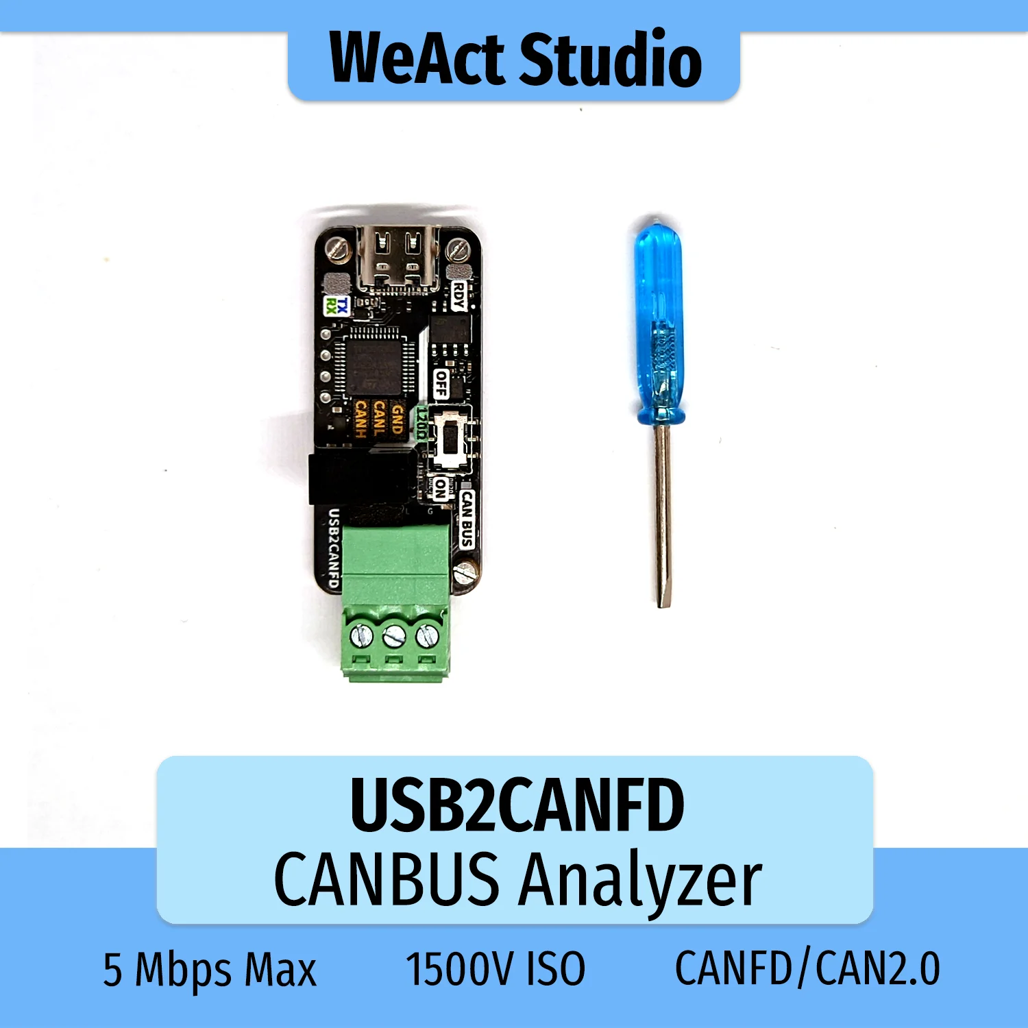 Módulo USB a CAN USB a CANFD Analizador CANBUS Depurador SLCAN Cangaroo USB2CAN