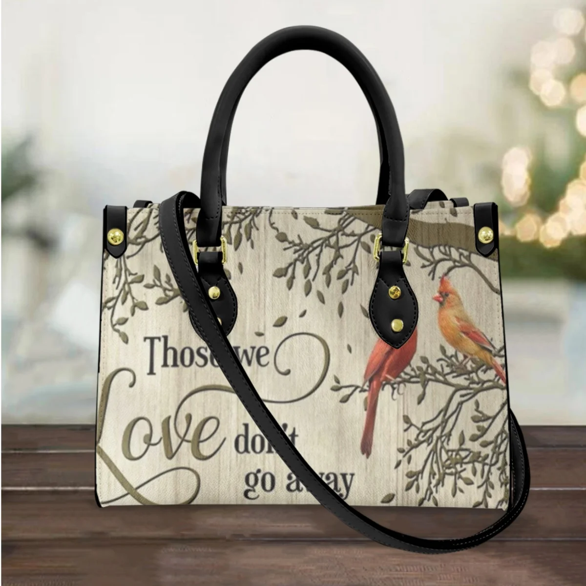 

FORUDESIGNS Luxury Handbags Women Bird Text Art Design Casual Leather Ladies Crossbody Bags Woman Fashion Girls Tote Bag