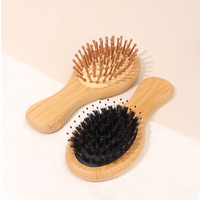 Bamboo Mini Airbag Comb Anti Static Air Cushion Hair Brush Reduce Hair Loss Hair Care Styling Comb Women Styling Tools