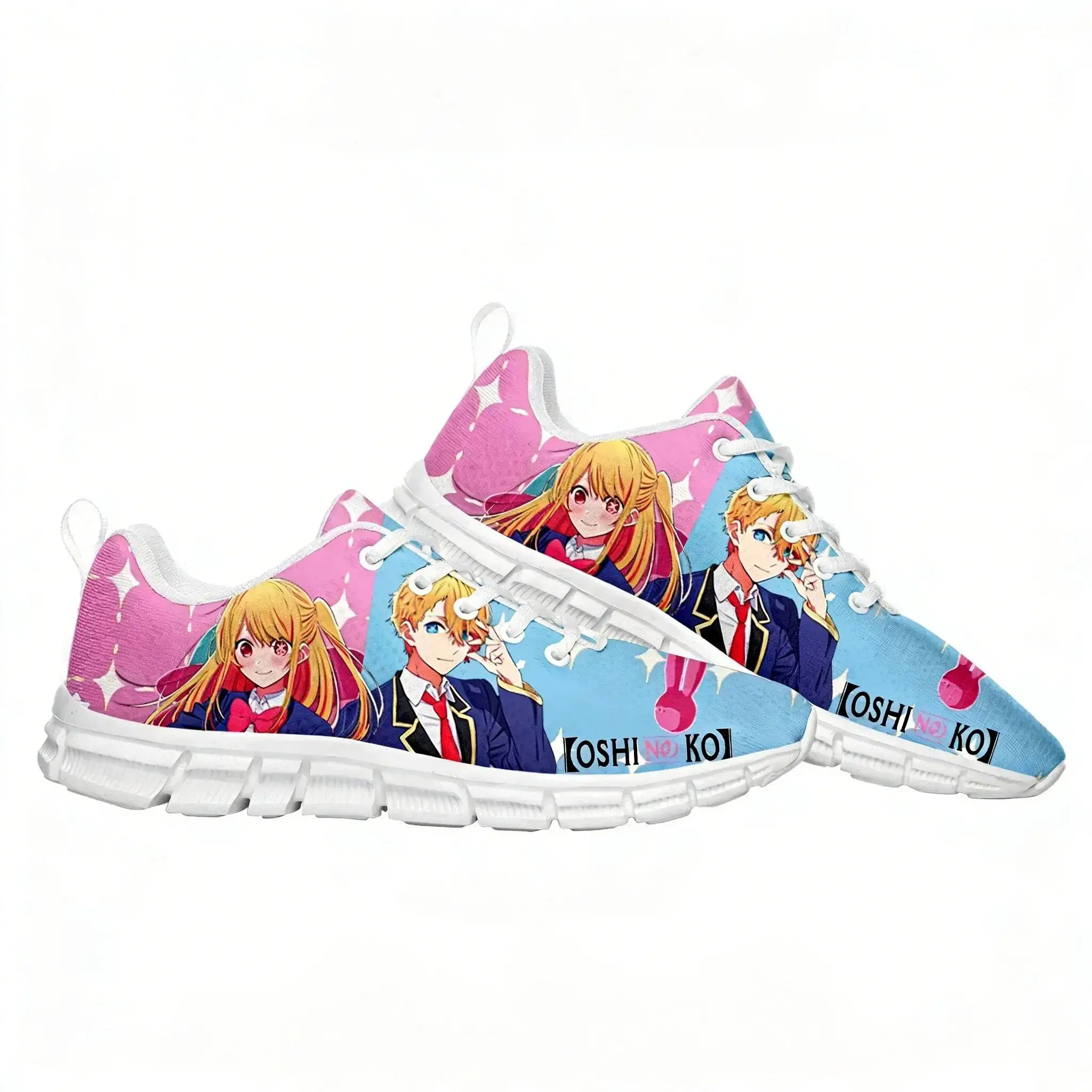 Oshi No Ko Sports Shoes Mens Womens Comfortable Sneakers Hoshino Ai High Quality Manga Comics Sneaker Custom Shoe