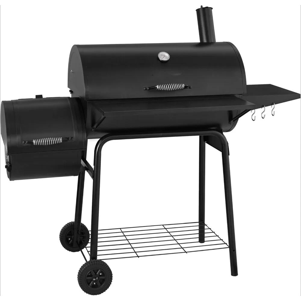 

Charcoal Grills,CC1830S 30" BBQ Charcoal Grill and Offset Smoker | 811 Square Inch cooking surface, Outdoor for Camping | Black