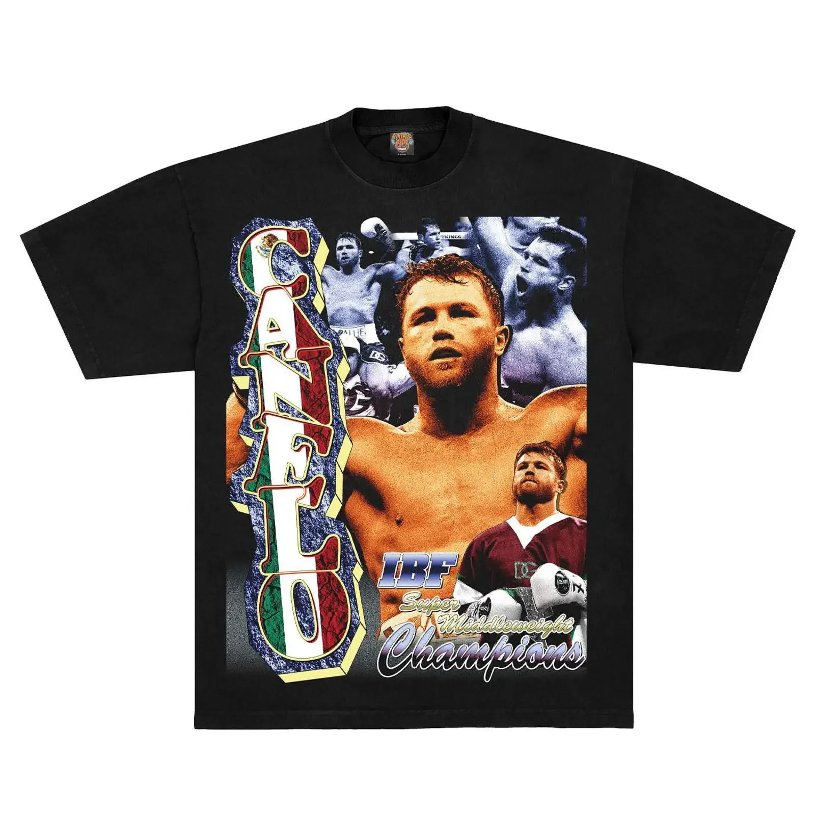 Canelo vs Crawford Vintage Bootleg Boxing T Shirt Retro Fight 90s Style  vintage Washed Comfortable streetwear Unisex Versatile