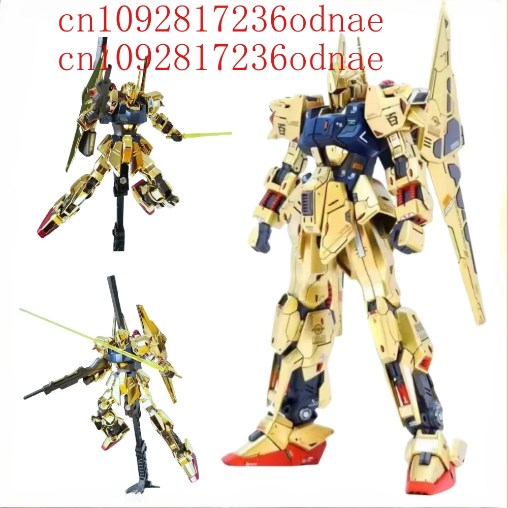 Jms Hyaku Shiki Plating Msn-00100 Assembly Action Figures Wmh Hg 1/144 Model Kit Figurine Plastic Model Doll Kids Toy Gift