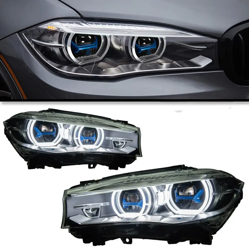 Applicable for 2014-2018 F15/F16 12V New Universal Fitment Headlight Modification Laser Lens Assembly Daytime Running Lights