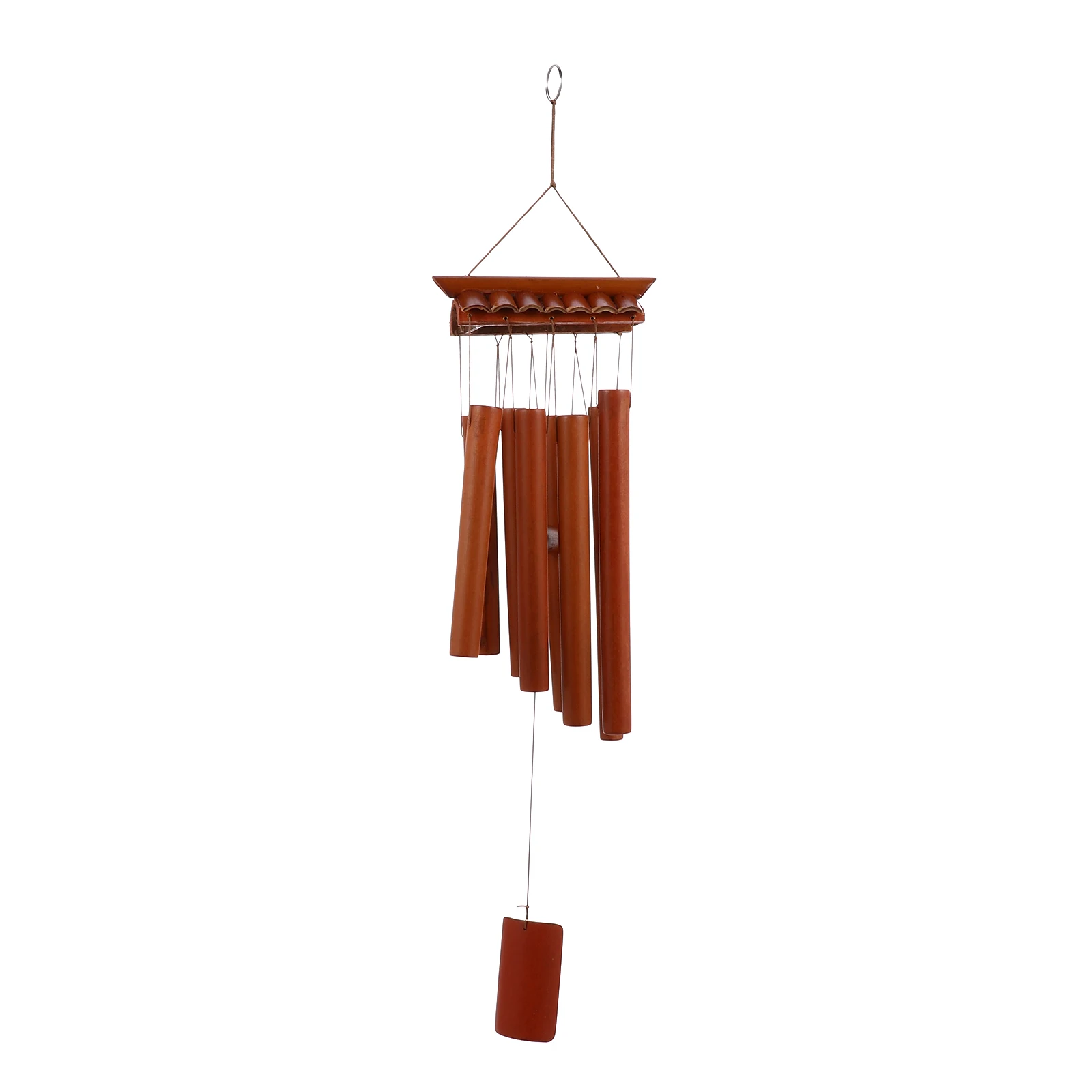 

Bamboo Wind Chime Hanging Adornment for Balcony Garden Home Decor Unique Pendant Relaxing Gift Hanging Decor Bamboo Wind Chime