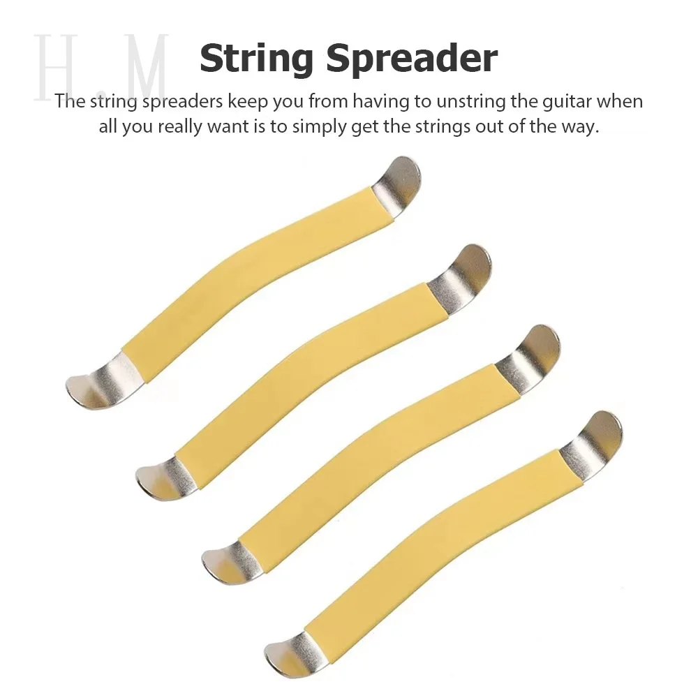 2PCS/4PCS Guitar String Spreaders Luthier Care Tool Kit for Cleaning Fretboard Musical Instruments Guitar Bass Separator