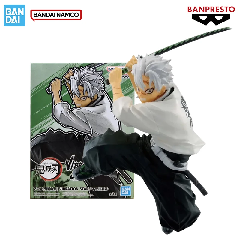 

Bandai натуральная Demon Slayer Banpresto Shinazugawa Sanemi вибрационная серия звезд аниме фигурка Коллекционная модель игрушки подарки