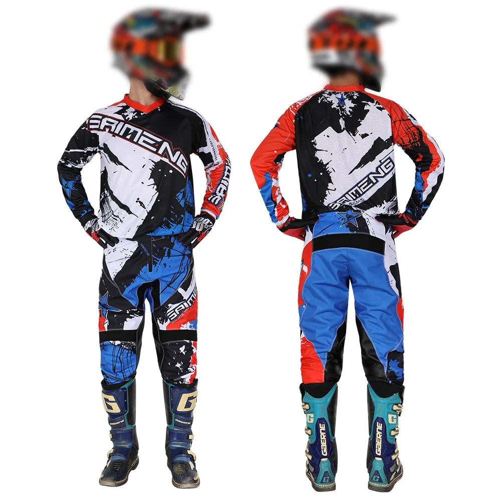 

Motocross Jersey Pant Kits Mens Kits Women's MX ATV Enduro Dirt Bike Combo racing suit Enduro mountain Downhill MTB