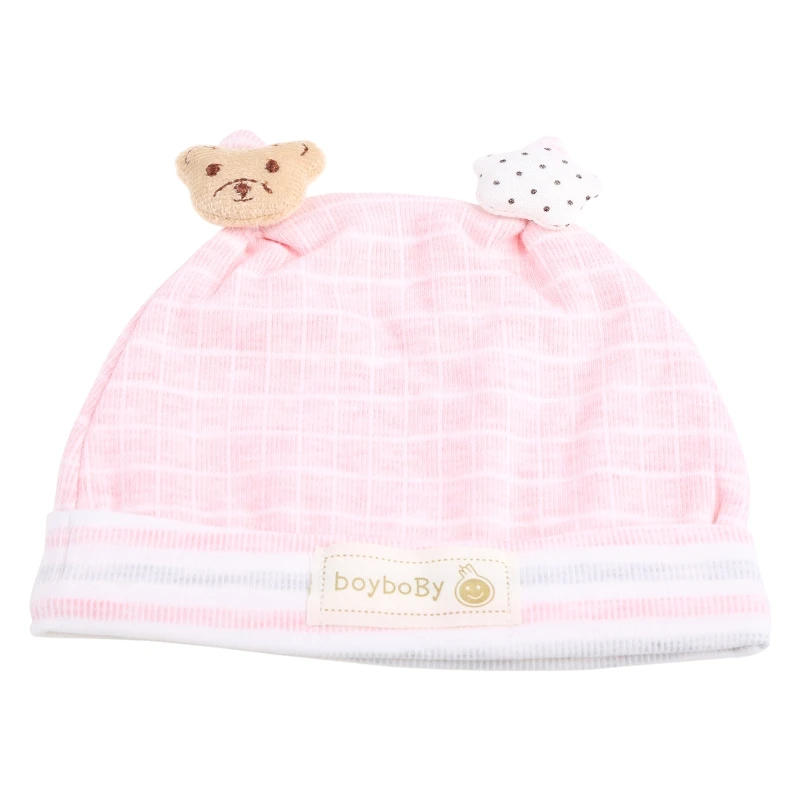 0-3 Months Baby  Bear  Hospital Hat  Cap Infants Tuban Bonnet