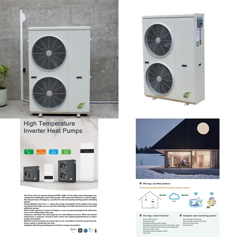 AP01 R290 22KW Heat Pump Heater and Cooler for Residential and Commercial Use