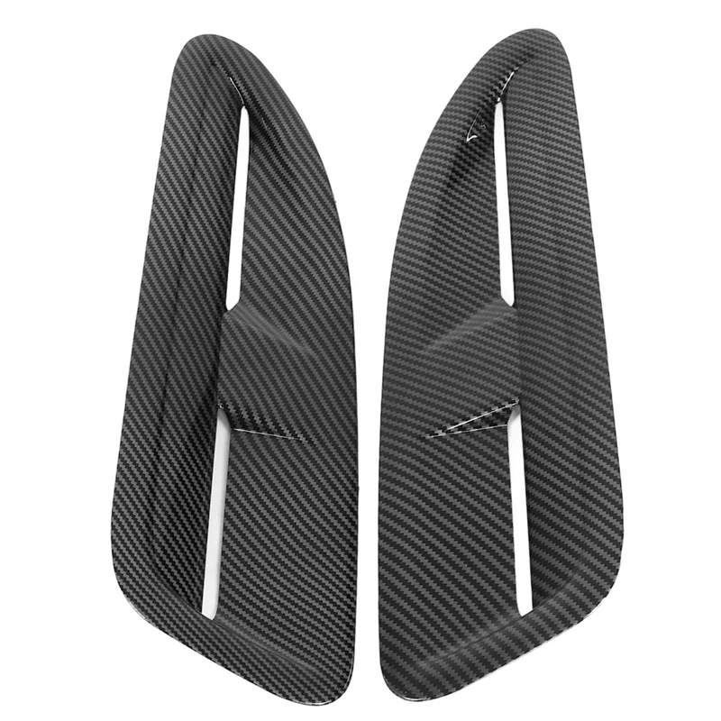 Bonnet Air Vent Cover Trim Universal for Jaguar XKR XK8 Mazda MX5 RX8 Focus RS ST Fiesta Accessories, Carbon Fiber