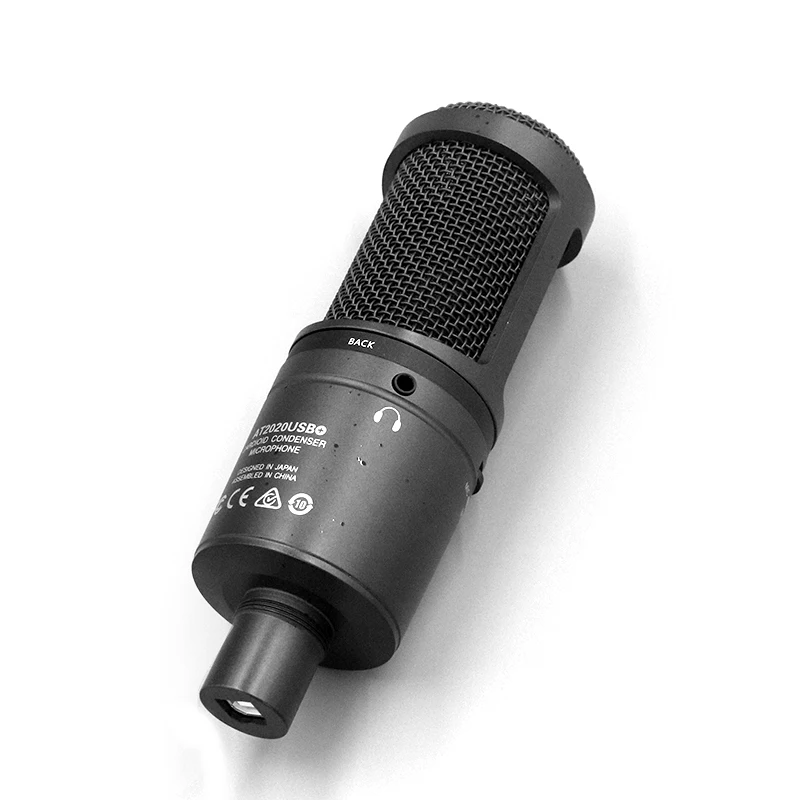 Audio-Technica AT2020USB+ Cardioid Condenser USB Microphone with High-Resolution Audio for Podcasting and Home Studio Recording