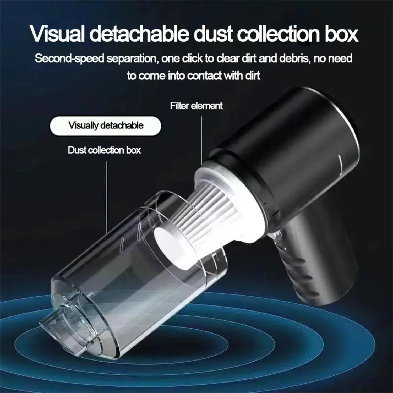 

High Performance Wireless Car Vacuum Cleaner with Powerful Suction - Superior 2 In 1 Appliance for Efficient, Reliable Household