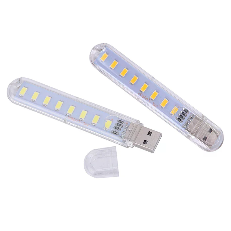 

High Quality Mini Led Portable 5v 8 Led Usb Lighting Computer Mobile Power Lamp Night Light for Electronic Equipment Repair
