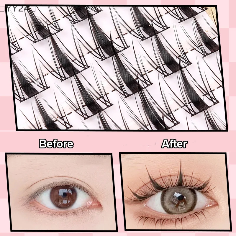 10 rzędów/5 par Curling Up Volume sztuczne rzęsy DIY Cosplay makijaż przedłużanie rzęs dla kobiet dziewczynki narzędzia kosmetyczne