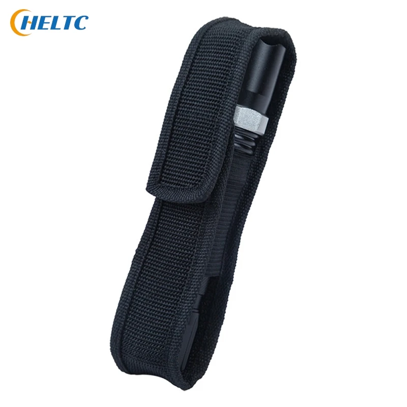 Tactical Military 360 Degrees Rotatable Flashlight Pouch Outdoor Hunting Camping Hiking Multitool Nylon Waist Belt Hunting Bags