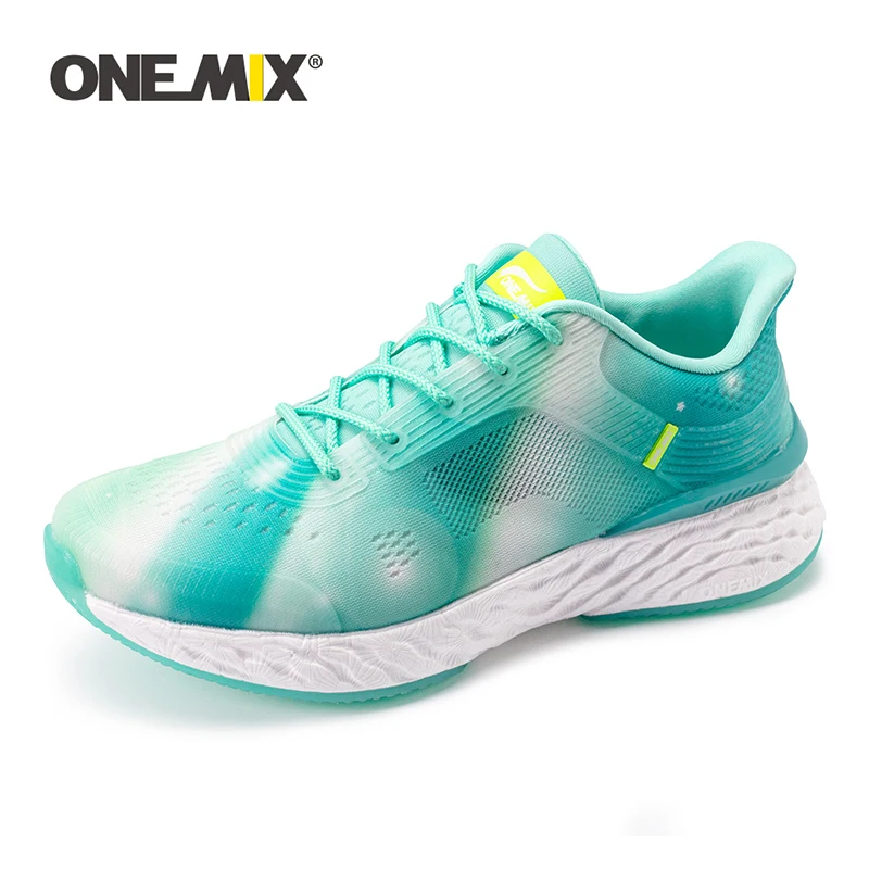 

ONEMIX Fashion Gradient Sneakers for Men Summer Breathable Mesh Male Comfortable Light Soft Outdoor Tennis Men's Athletic Shoes