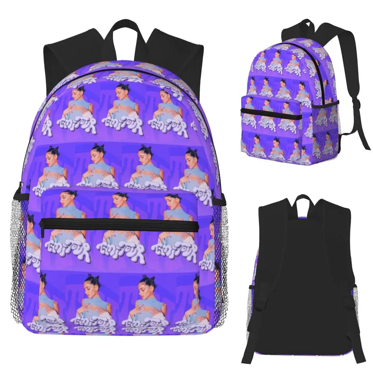 Tini Stoessel Tour Student Backpack School Bag Hiking Travel Daypack for Men Women Fashion Bookbag Shoulder Bags