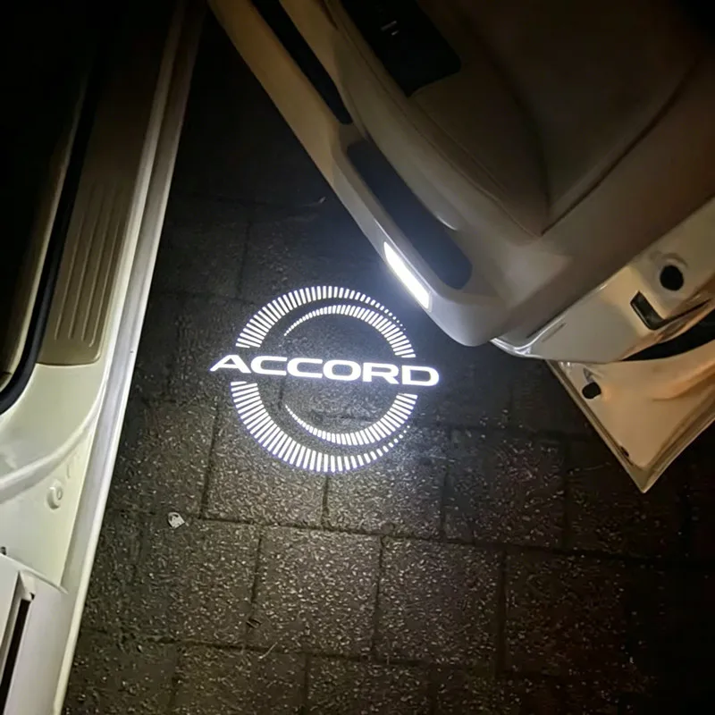 2X LED Autotür-Willkommenslicht Ghost Shadow Courtesy Lamp Projektor Zubehör für Accord 7. und 8. Generation 2003-2013 2007 2008 2009 2011