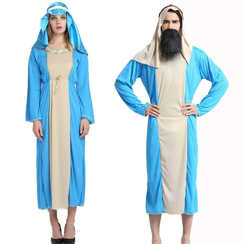 

Bear's Den Women Men Arabic Arab Costume Roman Adult Shepherd Clothing Dress Headband Suit Christmas Carnival Party Dr New 2025