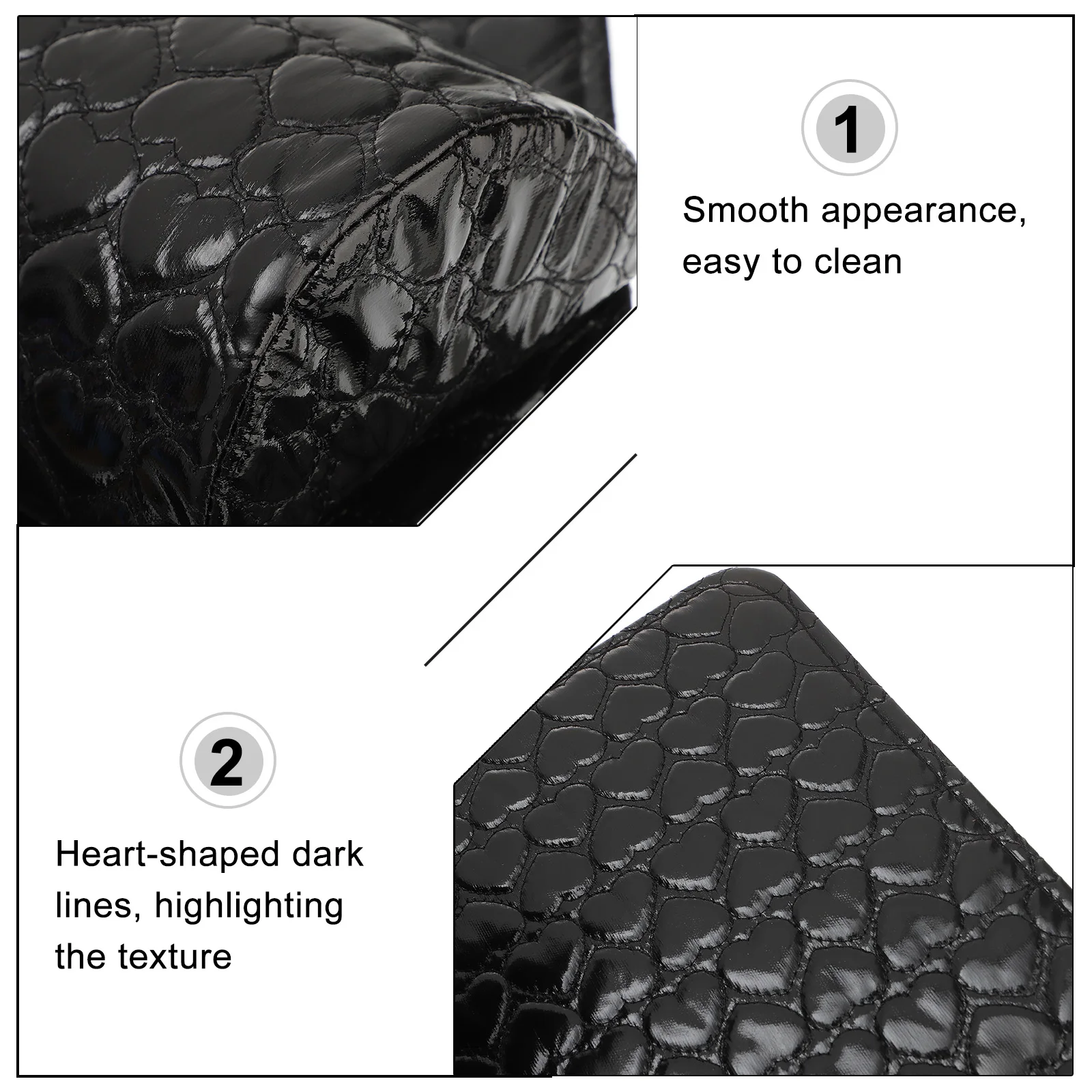 

1Set PU Nail Art Cushion Hand Rest Black Soft Flexible Manicure Mat Nail Supplies Wrist Support Pad