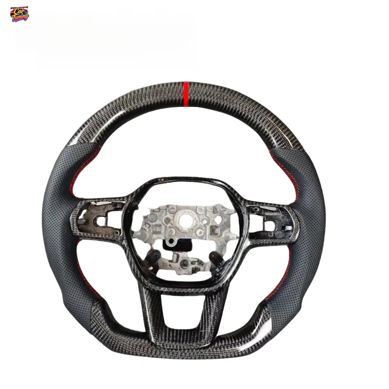 Customizable Racing Carbon Fiber & F1 Shape Steering Wheel for Civic 11th Generation