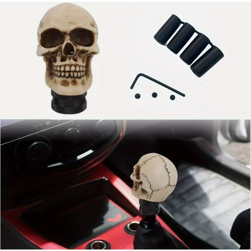

Ручной Автомобильный рычаг переключения передач с черепом Универсальная Ручка рычага переключения передач