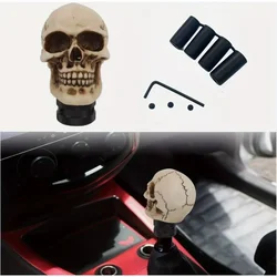 Skull Head Manual Car Gear Stick Shifter Knob Shift Lever Handle Universal