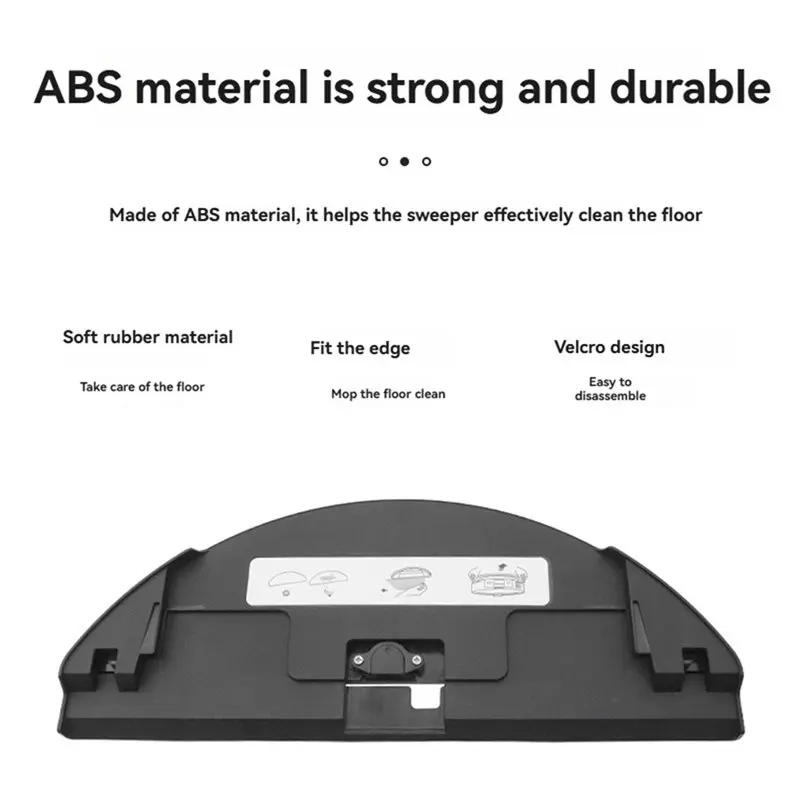 B59B Mop Bracket and Pad Kit for Roborock Q10/Q10PF+/S5/X5+ Robot Vacuum, Replacement Accessory