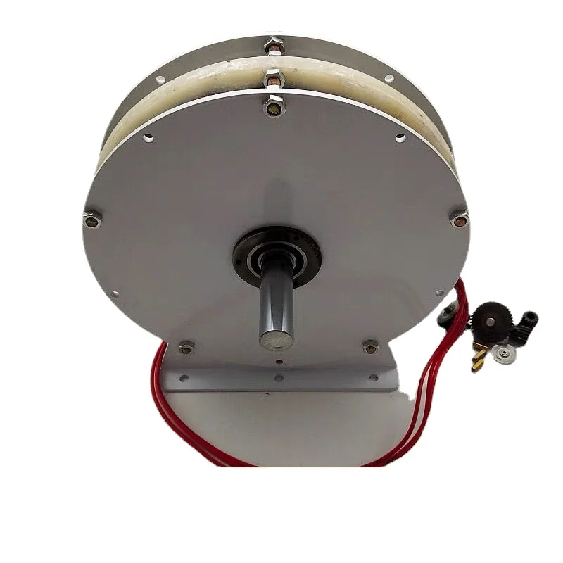 2000W High Power Disc Coreless Generator High Efficiency Permanent Magnet Low Speed Low Resistance