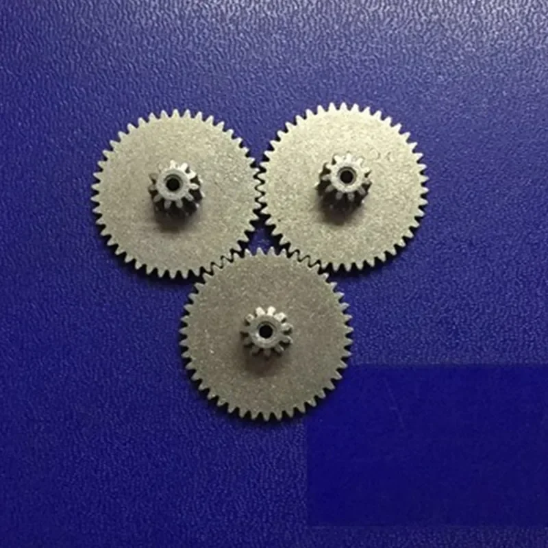 5pcs/lot 0.6 Modulus 11/43 Teeth Bore 2mm Iron Base Double Layer Gears Reduction Gear for Machine Parts