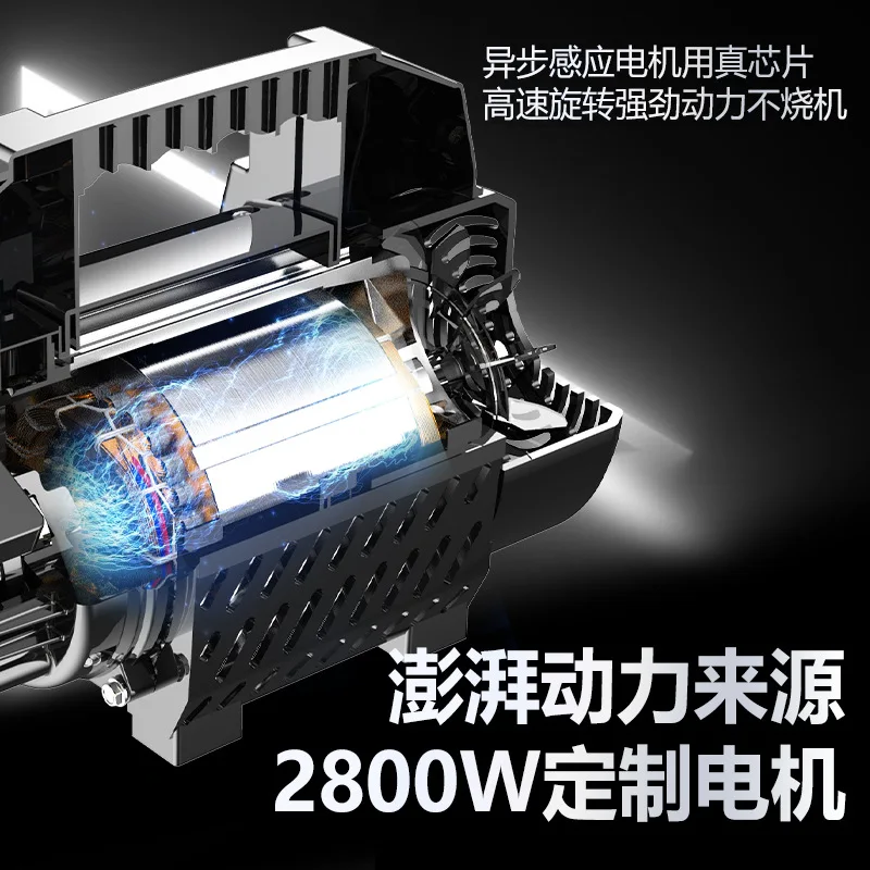 เครื่องล้างรถแรงดันสูงอัจฉริยะ เครื่องทำความสะอาดอัตโนมัติในครัวเรือน 220V กำลังสูงทรงพลัง