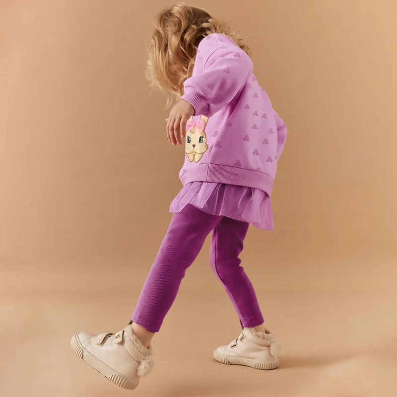 

Girls Sweatshirt Set Mesh Children's Clothing Autumn Cute Casual Long Sleeve Set