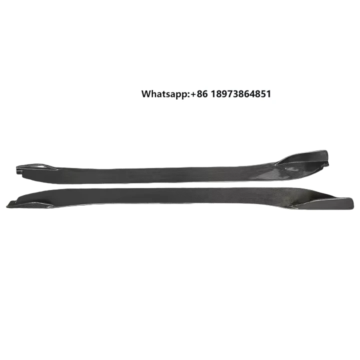

C Style Side Bumper Lip for Body Kit Made for Carbon Fiber Brand New Side Skirt Side Spoiler Perfect Fit for Jaguar 2014+ F-Type